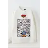 Erkek Çocuk Brawl Stars Beyaz Sweatshirt