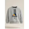 Erkek Çocuk Gri %100 Pamuk Sweatshirt