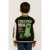 Erkek Çocuk Minecraft Creeper Kolej Ceket