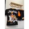 Erkek Çocuk Space Jam Baskılı Yazlık İkili Takım
