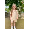 Çocuk Unisex %100 Pamuk Hi Baskılı Yazlık Takım