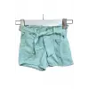 Kız Çocuk Cepli Fularlı Kot Şort