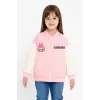Kız Çocuk Labubu Baskılı Kolej Ceket