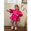 Kız Çocuk Poplin Pembe Etek Takım