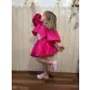 Kız Çocuk Poplin Pembe Etek Takım