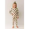 Kız Çocuk Puantiyeli Taytlı %100 Pamuk Alt Üst Takım
