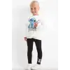 Kız Çocuk Stitch Taytlı Takım
