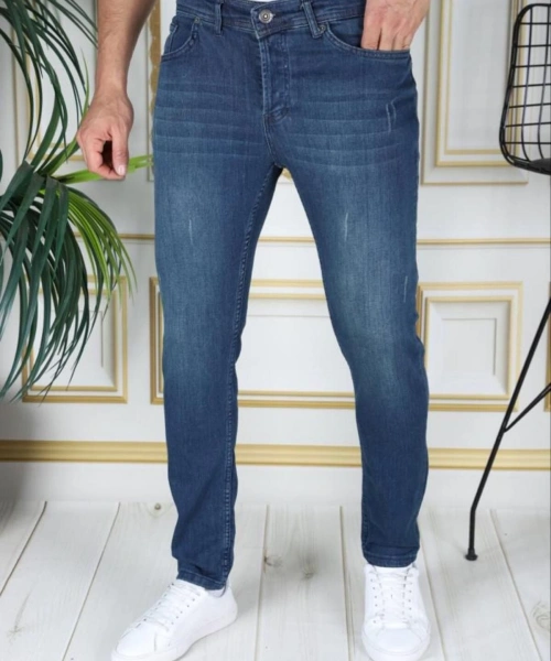 Phantom Jeans Erkek Kot Pantolon Tint Yeşil By Zıpkın Slim Fit Yıpratmalı Tırnaklı Denim Jean