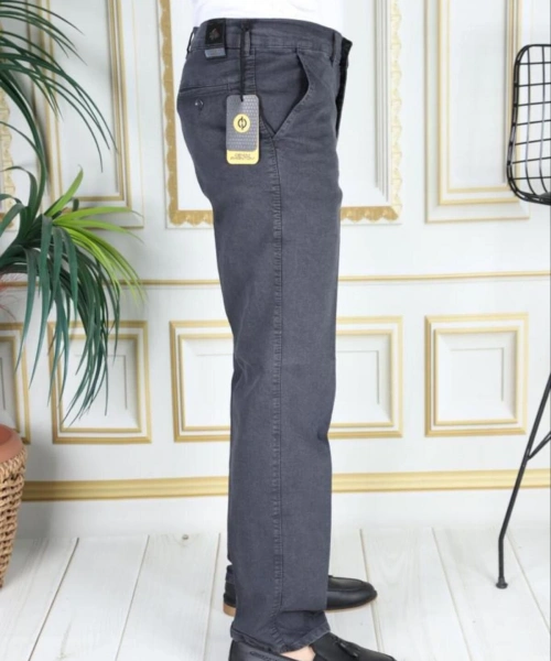 Klasik Kesim Füme Likralı Erkek Yan Cepli Klasik Kot Pantolon Baba Pantolonu Phantom Jeans By Small