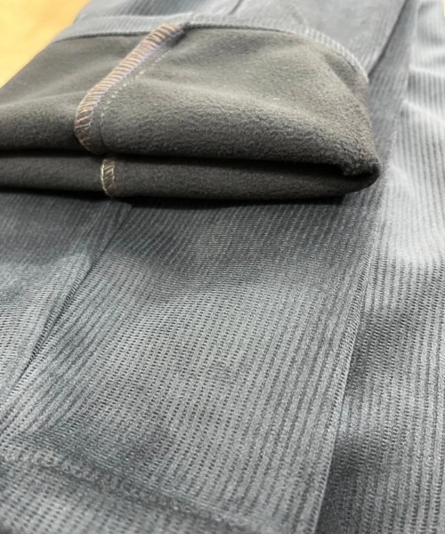 Su Yeşili Polarlı Kadife Pantolon Esnek Kalın Fitil Klasik Kesim Yan Cepli Astarlı Phantom Jeans