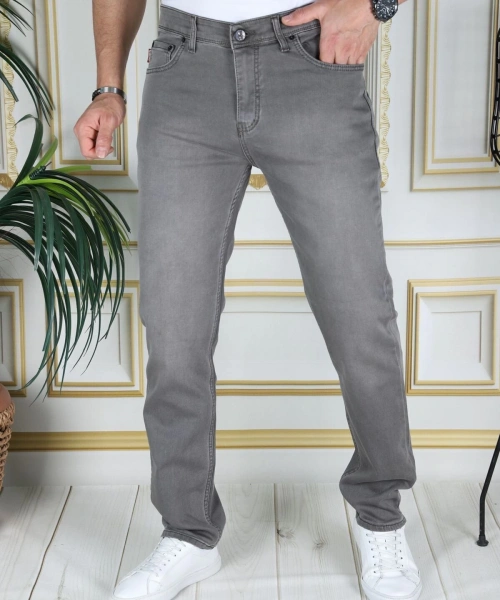 Erkek Haki Üstten Cepli Armürlü Regular Fit Rahat Kesim Esnek Chino Keten/kanvas Koton Pantolon