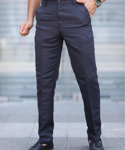 Klasik Kesim Füme Mevsimlik Yan Cepli Keten Poliviskon Kumaş Baba Pantolonu Kumaş Pantolon