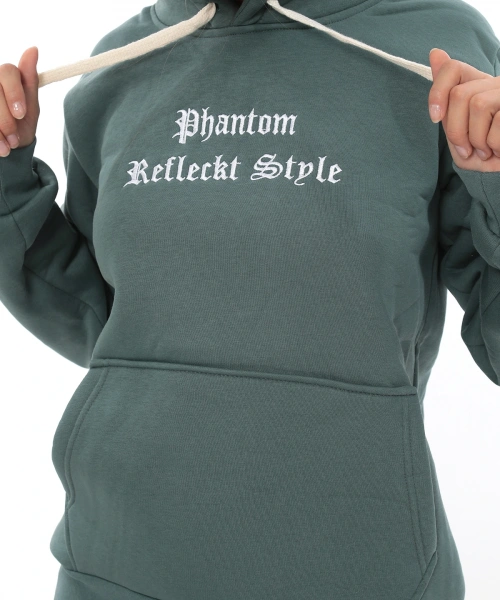 Petrol Şık Polarlı Kadın Eşofman Takımı Paça Lastikli Cepli Kapüşonlu Nakış Detaylı Compact Takım