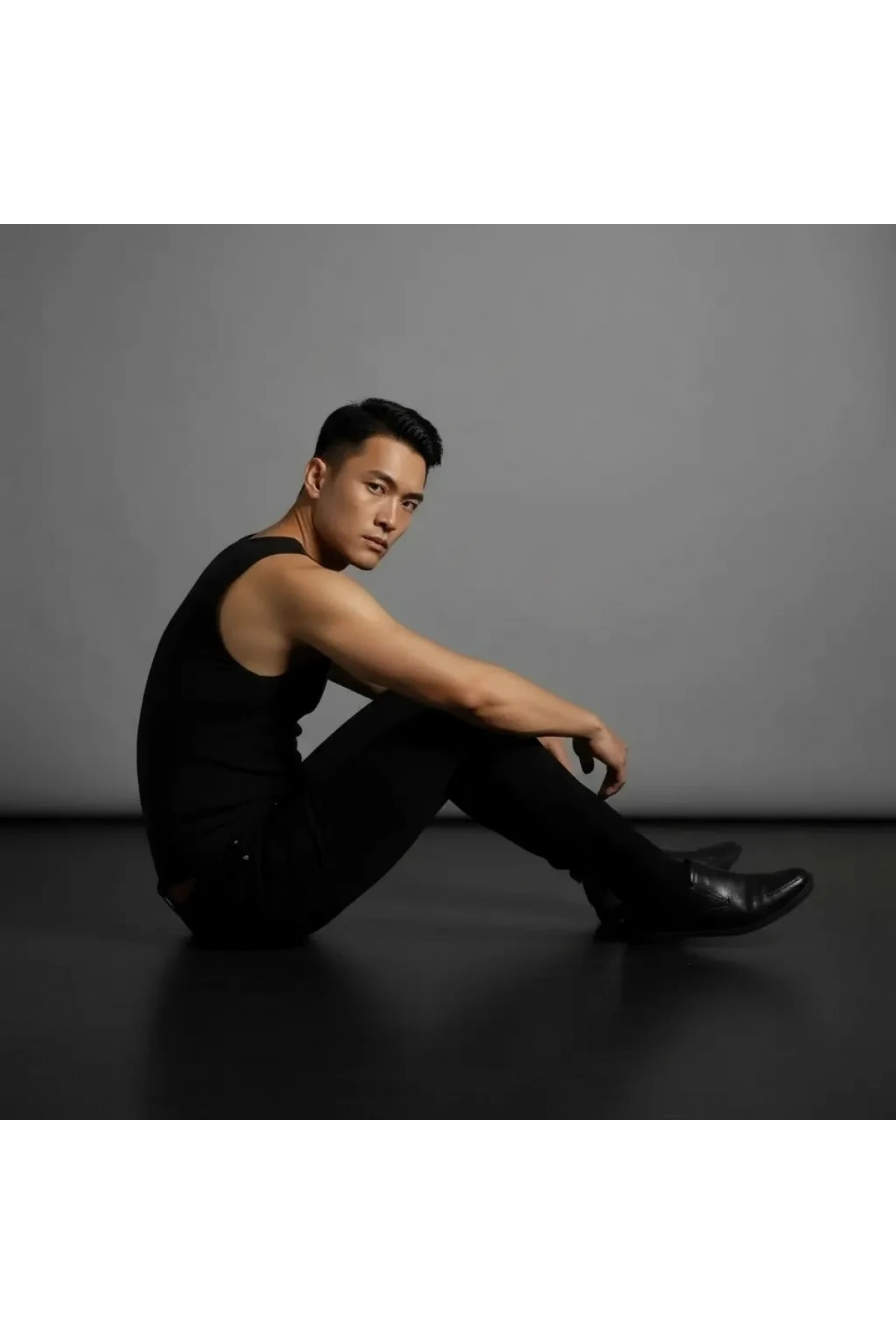 Erkek Siyah Slim Fit Likralı Boru Paça Jeans Kot Pantolon