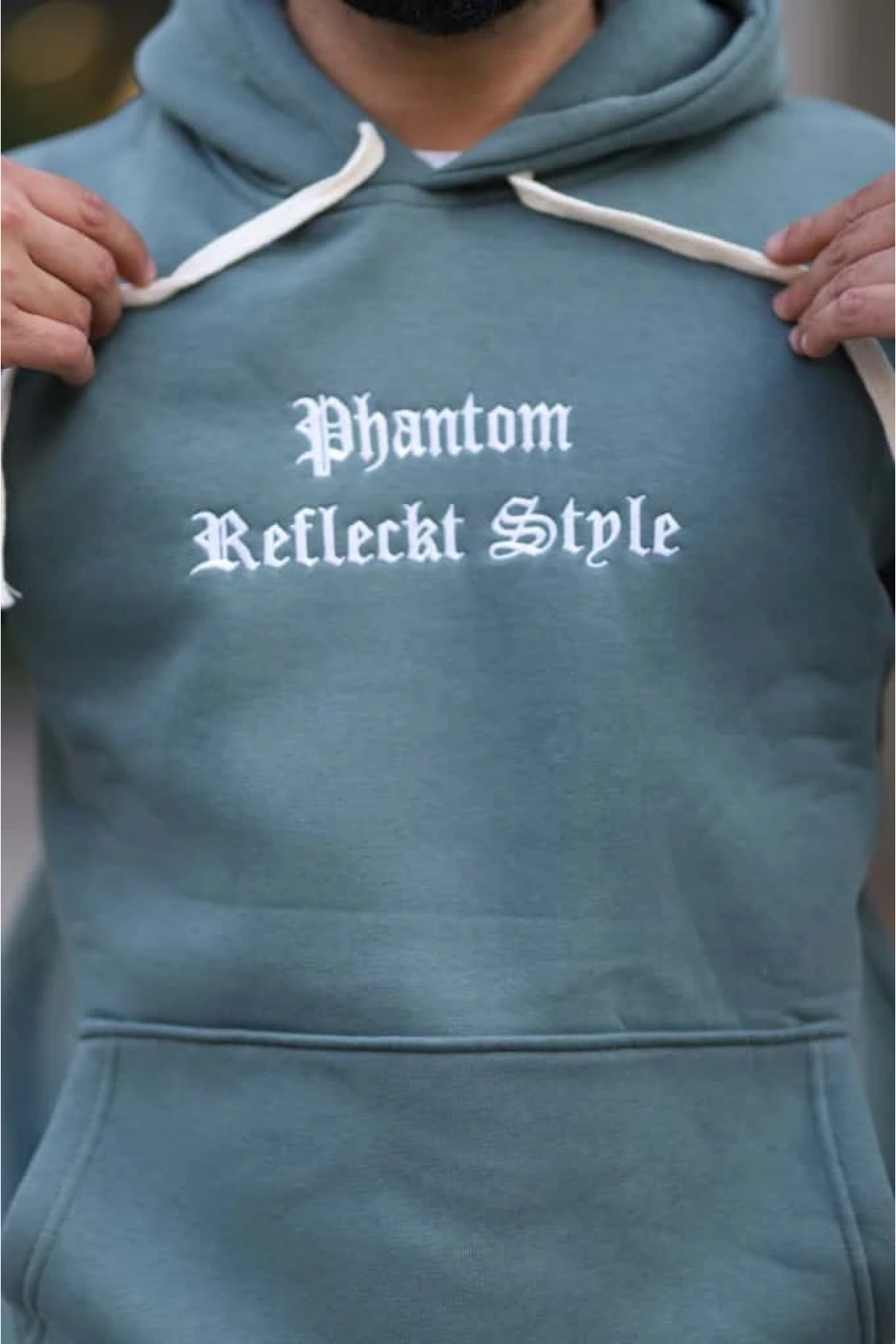 Petrol Şık İçi Polarlı Erkek Eşofman Takımı Paça Lastikli Cepli Kapüşonlu Nakış Detaylı Compact Takım