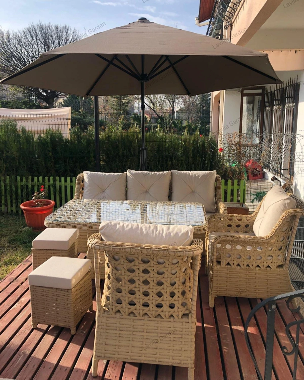 Rattan Bahçe Balkon Takımı