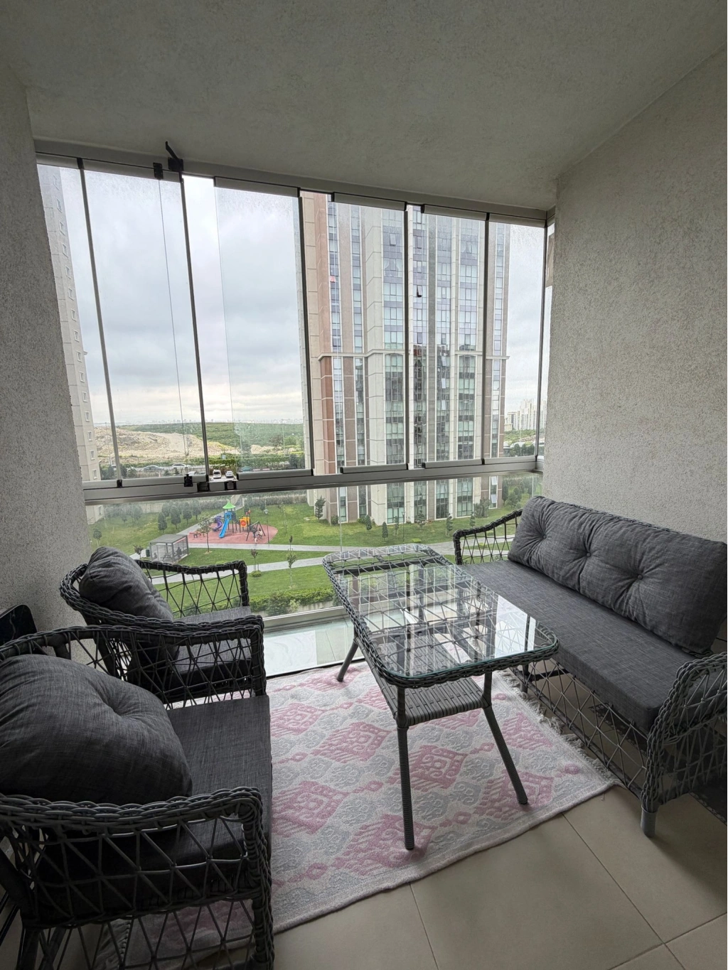 Kapadokya Rattan Balkon Takımı | Rattan Oturma Grubu