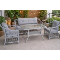 Kapadokya Rattan Balkon Takımı | Rattan Oturma Grubu