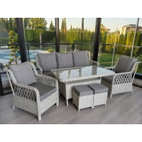 Petek Rattan Bahçe Balkon Oturma grubu