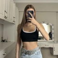 Siyah Biyeli Crop Top
