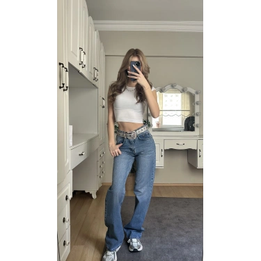 Mavi Wide Leg Pantolon