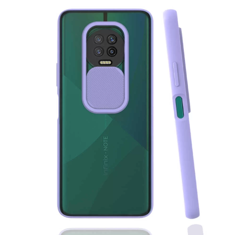 More TR İnfinix Note 7 Kılıf Zore Lensi Kapak