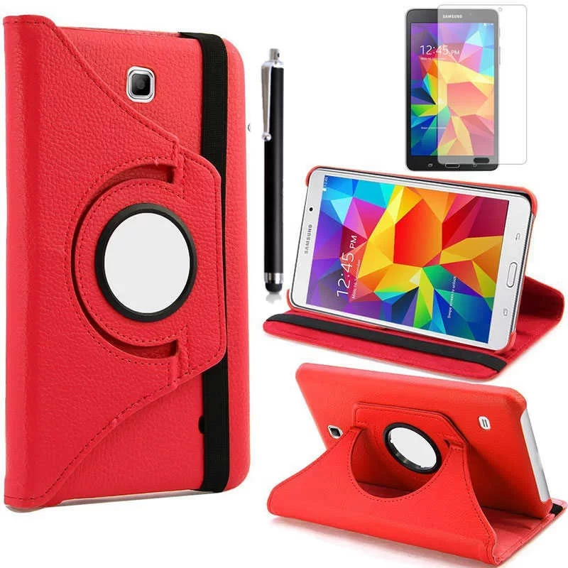 More TR Galaxy Tab 4 7.0 T230 Zore Dönebilen Standlı Kılıf
