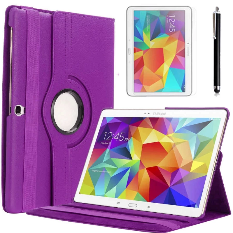 More TR Galaxy Tab 4 10.1 T530 Zore Dönebilen Standlı Kılıf
