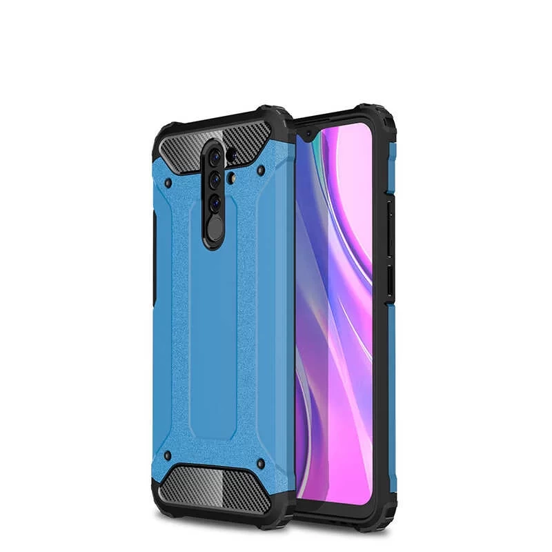 More TR Xiaomi Redmi 9 Kılıf Zore Crash Silikon Kapak