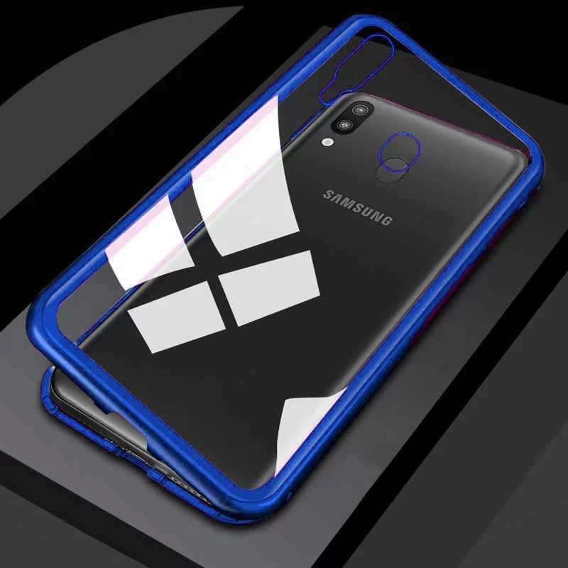 More TR Galaxy A30 Kılıf Zore Devrim Mıknatıslı Cam Kapak