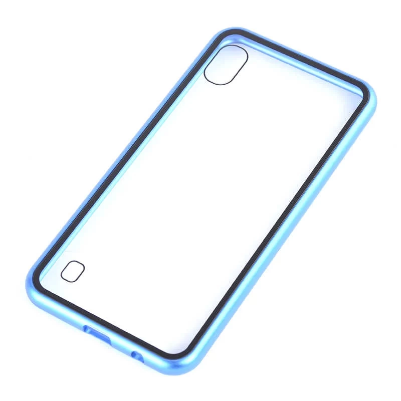 More TR Galaxy A10 Kılıf Zore Devrim Mıknatıslı Cam Kapak