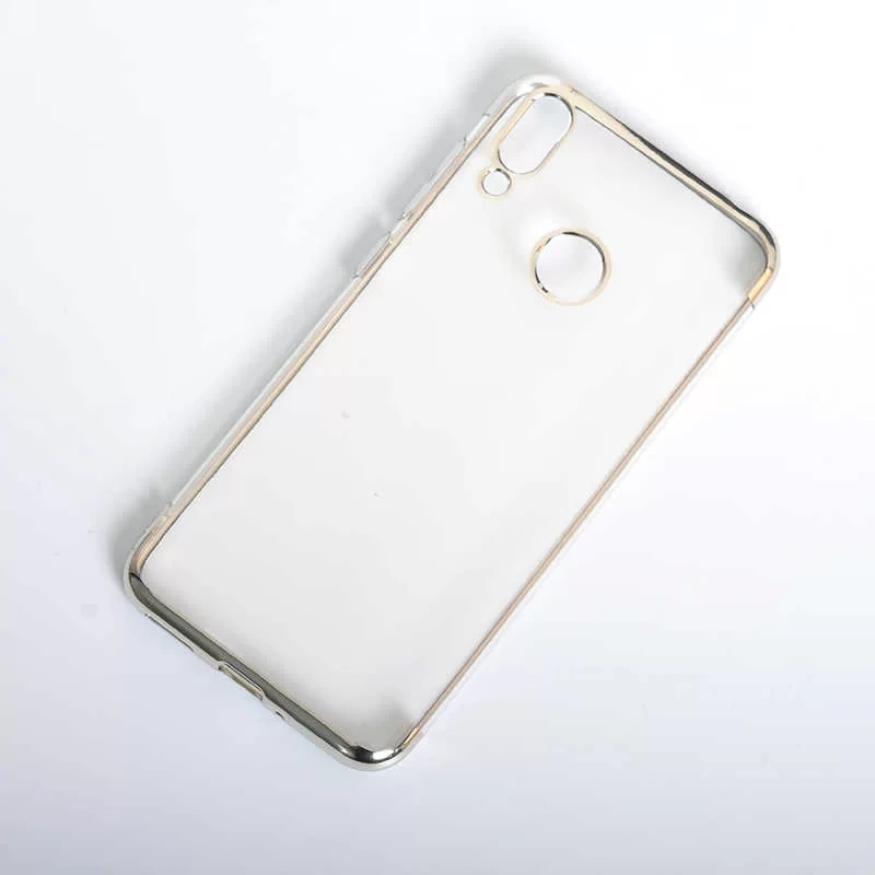 More TR Huawei Honor 8C Kılıf Zore Dört Köşeli Lazer Silikon Kapak