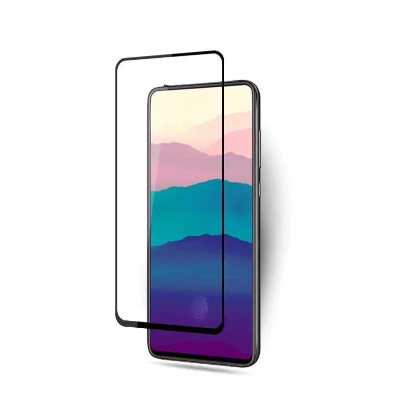 More TR Galaxy A80 Zore Kenarları Kırılmaya Dayanıklı Cam Ekran Koruyucu