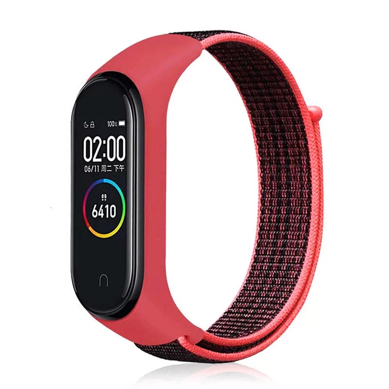 More TR Xiaomi Mi Band 3 Zore KRD-03 Hasır Kordon