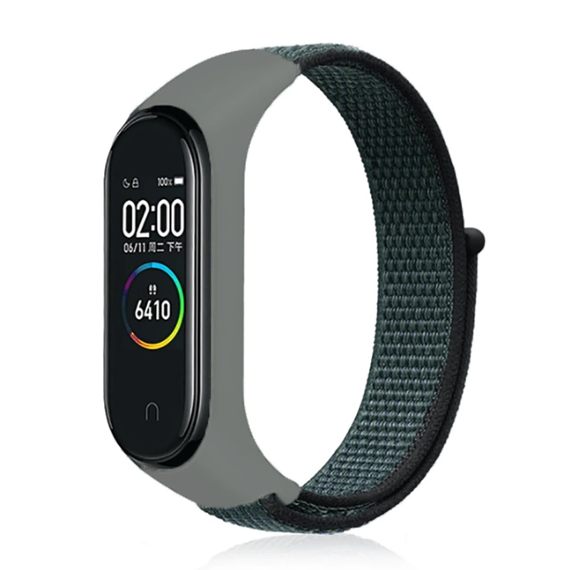 More TR Xiaomi Mi Band 3 Zore KRD-03 Hasır Kordon