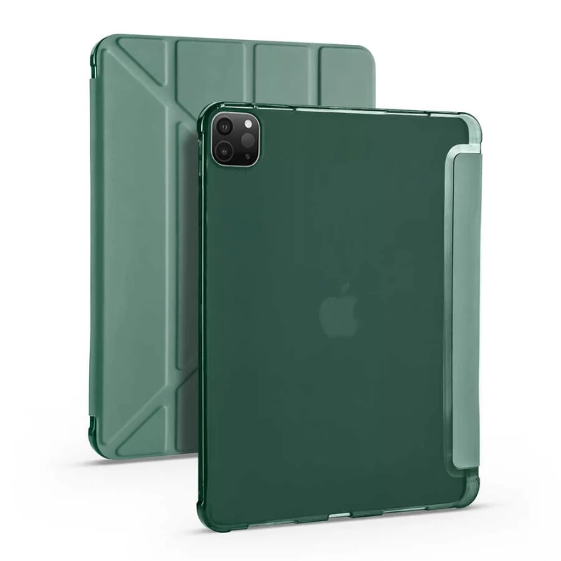 More TR Apple iPad Pro 11 2020 (2.Nesil) Kılıf Zore Tri Folding Kalem Bölmeli Standlı Kılıf