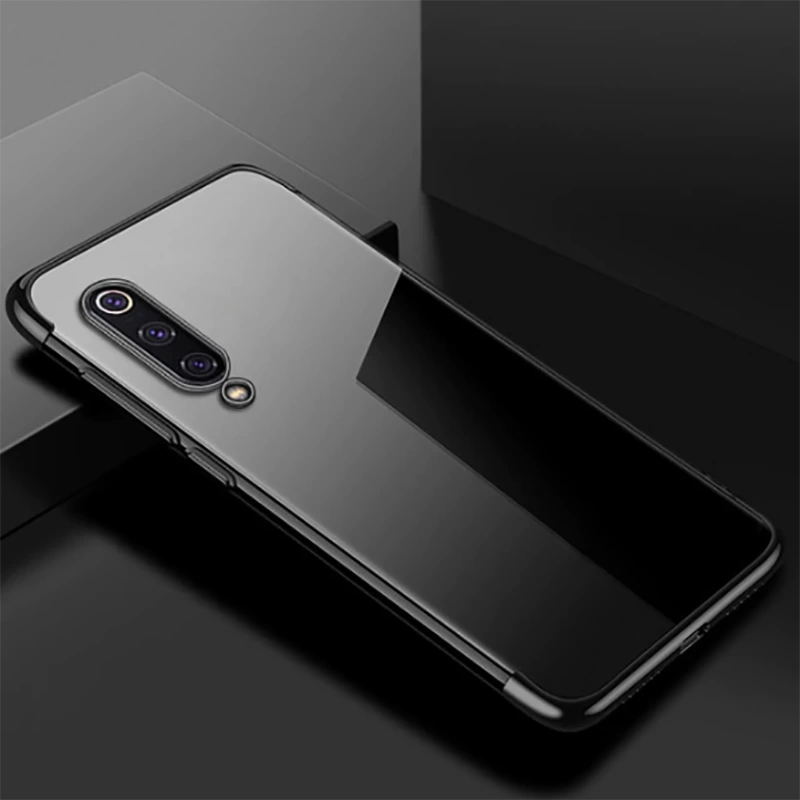 Xiaomi Mi 9 Lite Kılf Zore Dört Köşeli Lazer Silikon Kapak