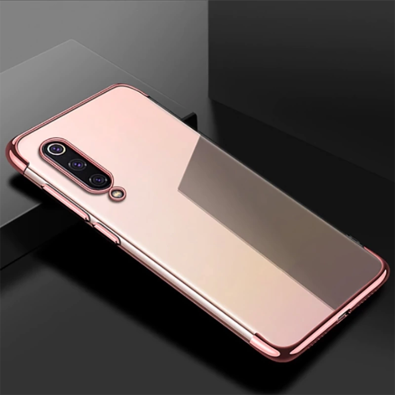 Xiaomi Mi 9 Lite Kılf Zore Dört Köşeli Lazer Silikon Kapak