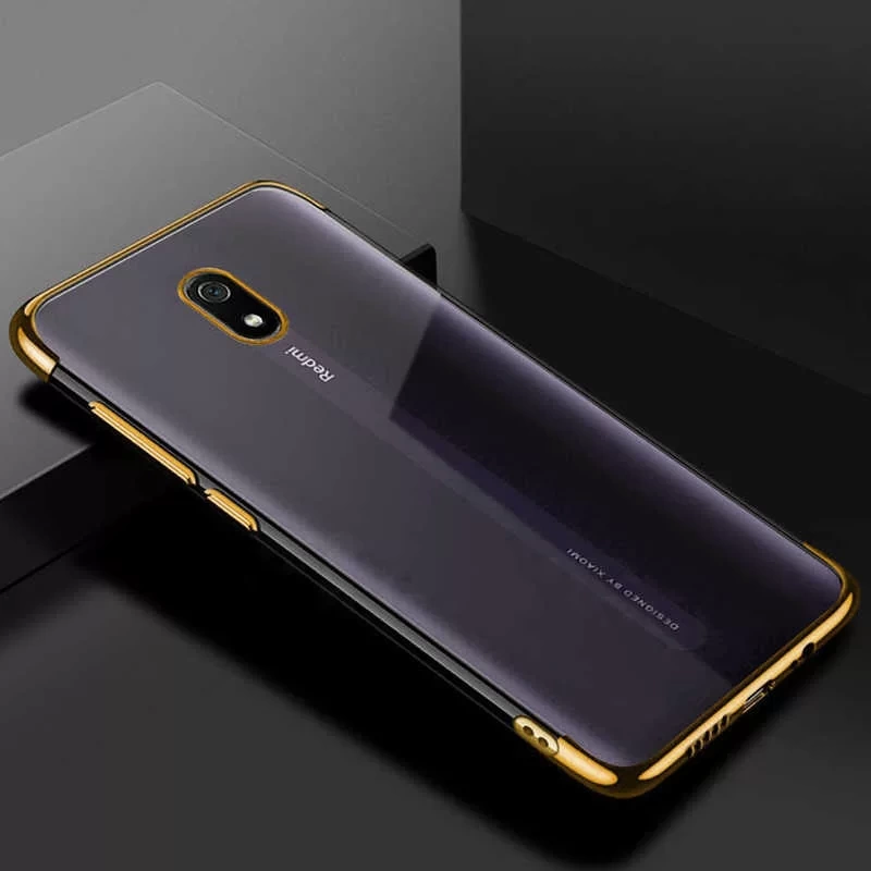 Xiaomi Redmi 8A Kılıf Zore Dört Köşeli Lazer Silikon Kapak