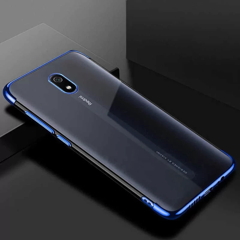 Xiaomi Redmi 8A Kılıf Zore Dört Köşeli Lazer Silikon Kapak