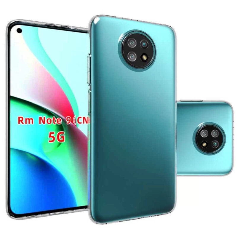 More TR Xiaomi Redmi Note 9 5G Kılıf Zore Süper Silikon Kapak