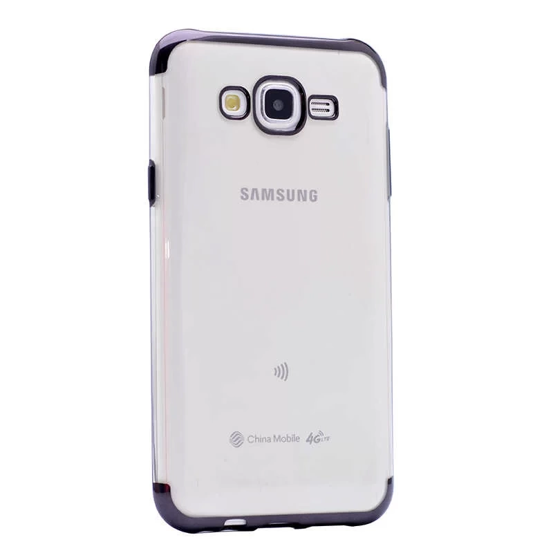 More TR Galaxy J7 Kılıf Zore Dört Köşeli Lazer Silikon Kapak