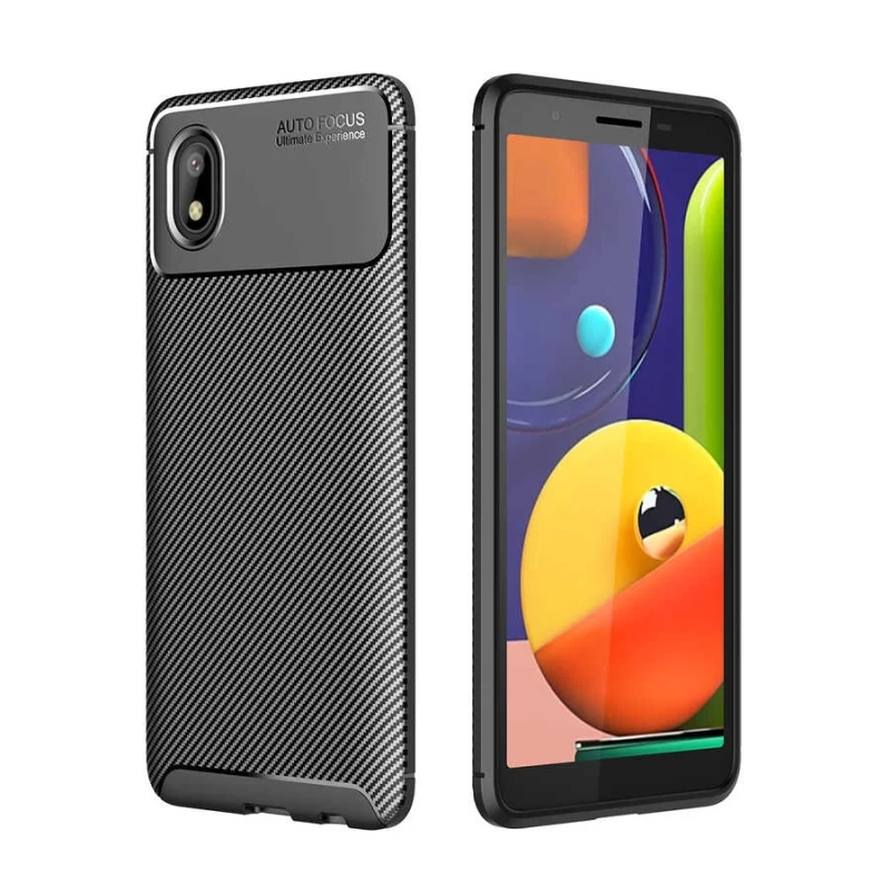 More TR Galaxy A01 Core Kılıf Zore Negro Silikon Kapak