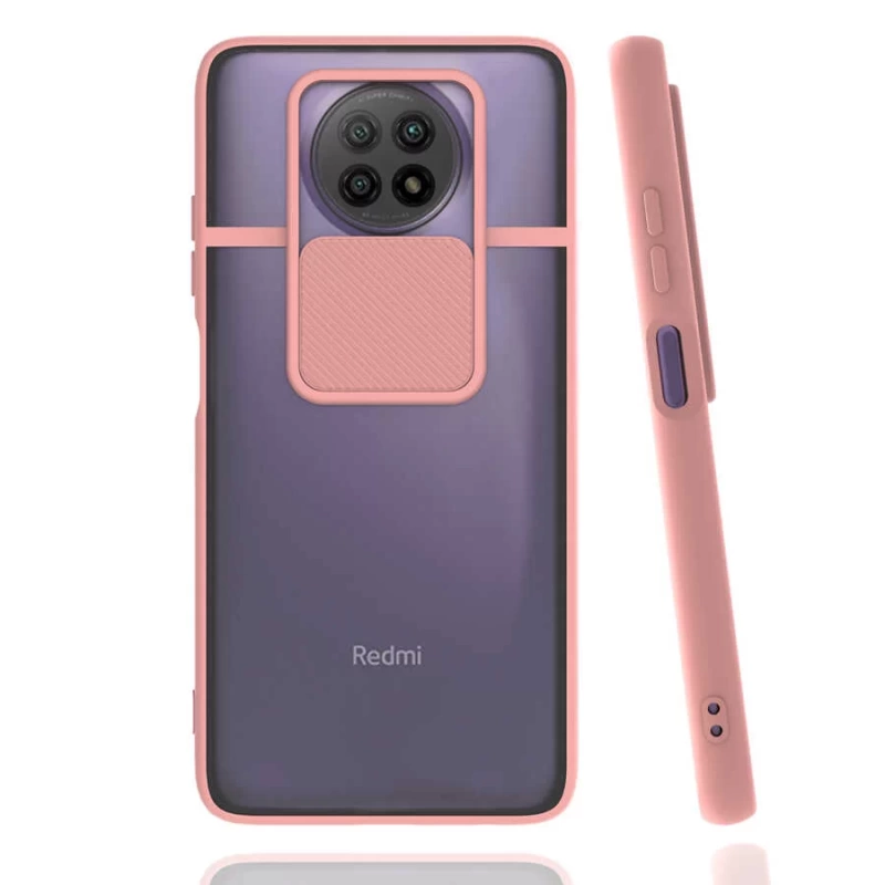 More TR Xiaomi Redmi Note 9 5G Kılıf Zore Lensi Kapak