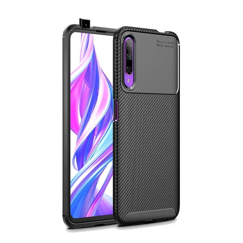 More TR Huawei P Smart Pro 2019 Kılıf Zore Negro Silikon Kapak