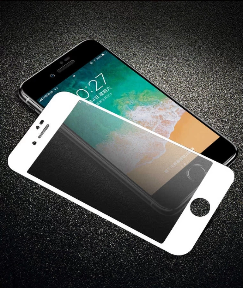 More TR Apple iPhone 7 Zore Anti-Dust Mat Privacy Temperli Ekran Koruyucu