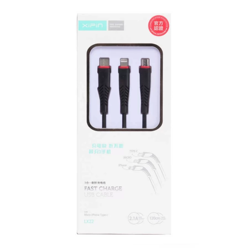 More TR Xipin LX22 3 in 1 Usb Kablo