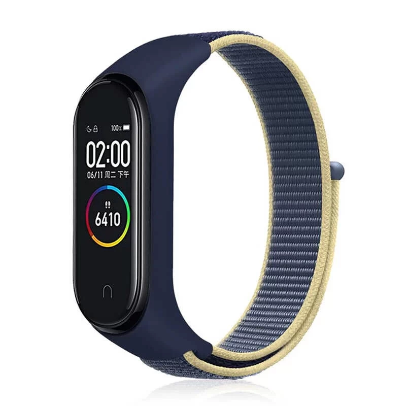 More TR Xiaomi Mi Band 6 Zore KRD-03 Hasır Kordon