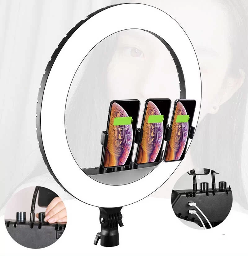 More TR Zore RL-18 Işıklı Telefon Tutucu Ring Light