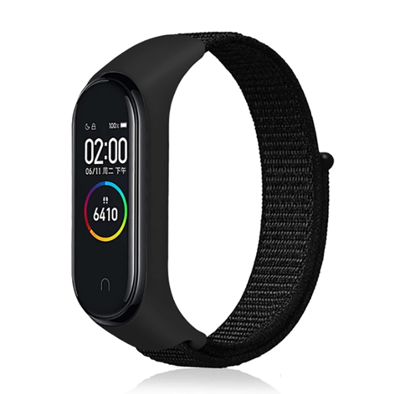 More TR Xiaomi Mi Band 5 Zore KRD-03 Hasır Kordon